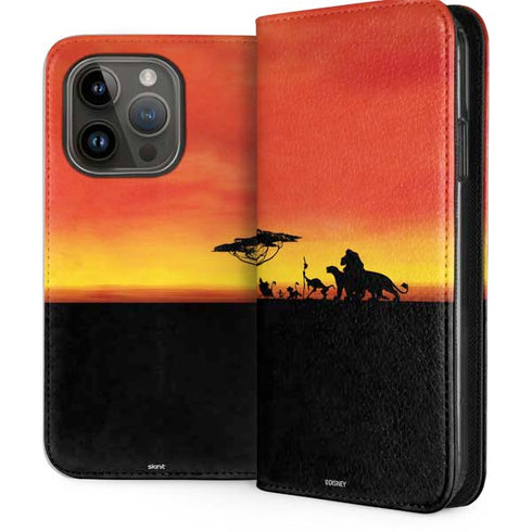Disney The Lion King Pride Rock Crew iPhone 15 Pro Folio Case